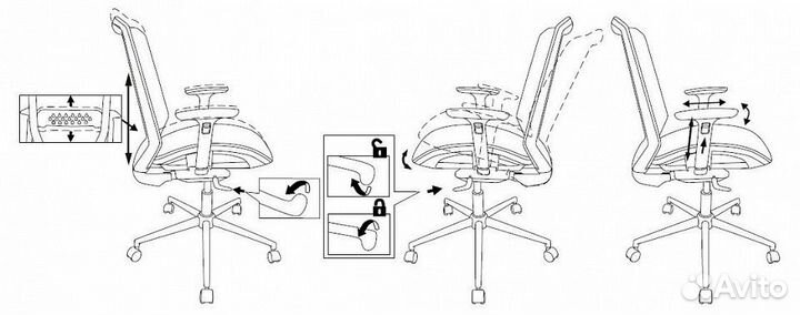 Кресло компьютерное Sirius
