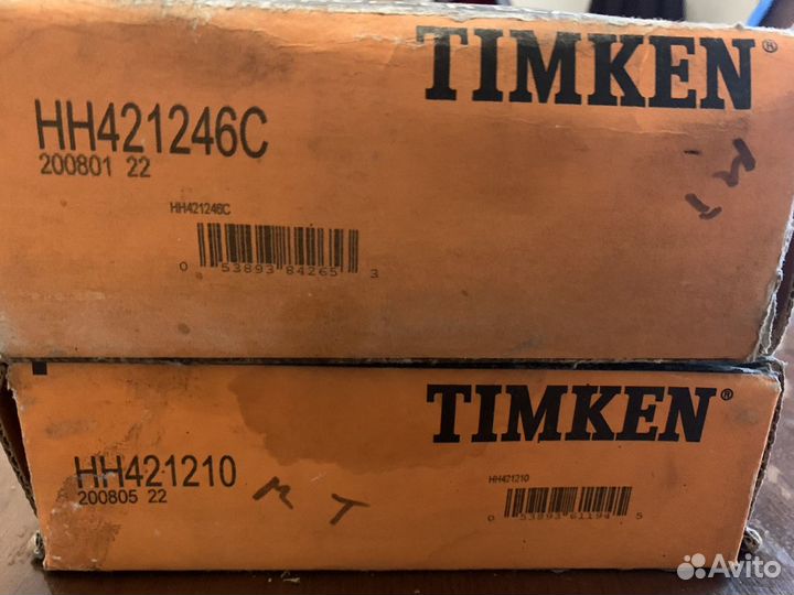 Подшипники timken HH421246C /HH421210