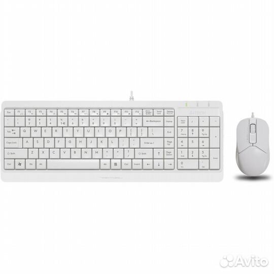 Клавиатура+мышь A4Tech F1512 White #341496
