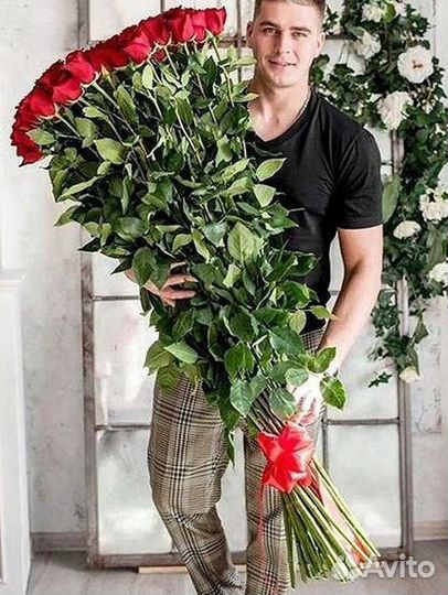 Высокие розы Гигантские розы Доставка цветов