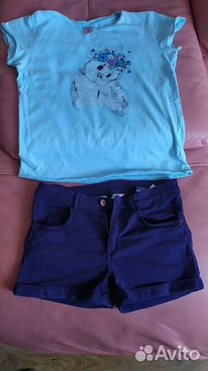 Шорты для девочки рост 140