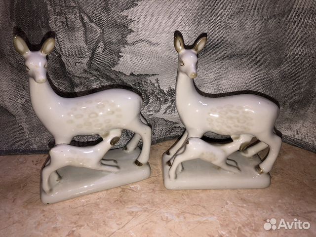 Статуэтка Олениха с олененком