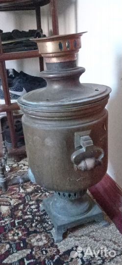Самовар на дровах старинный