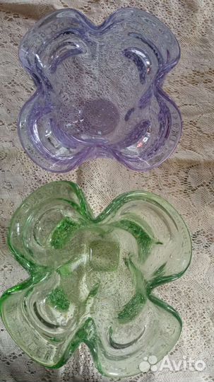 Вазы бульгазе цветное стекло 60-70г