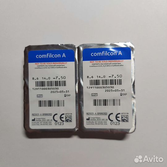 Линзы контактные