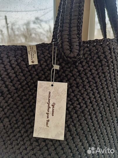 Сумка из рафии