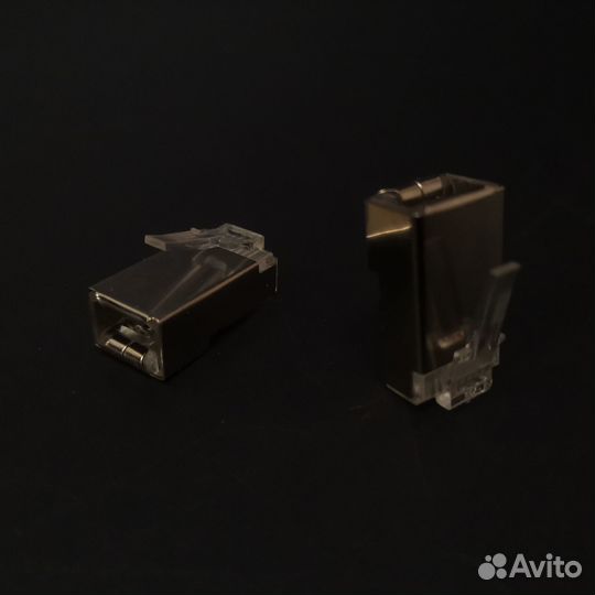 Коннектор RJ45 (8p8c) в экране, для кабеля FTP