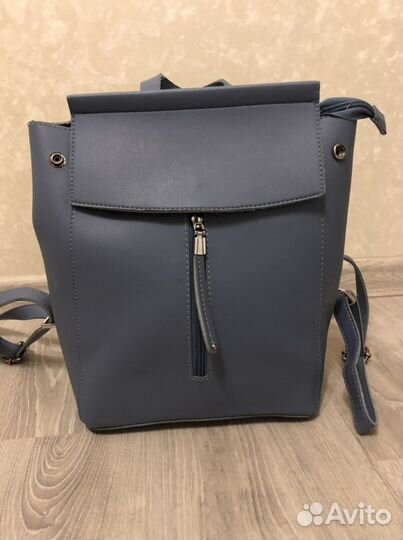 Рюкзак женский голубой