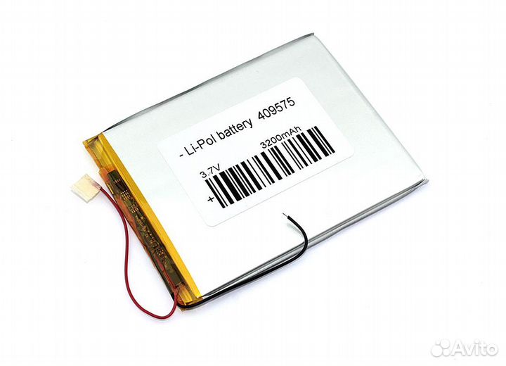 Li-Pol (батарея) 4*95*75мм 2pin 3.7V/3200mAh