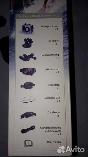 Видеорегистатор/Экшен видеокамера Gembird acam 002