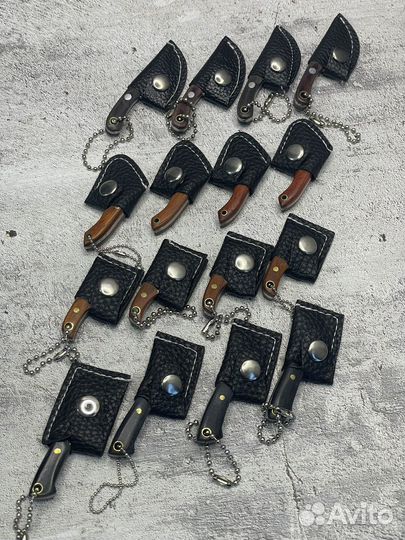 Брелок нож топор мачете мини на ключи