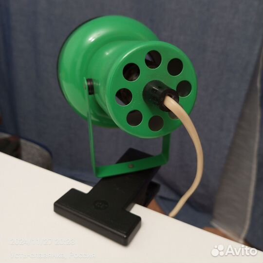 Лампа-бра на прищепке СССР