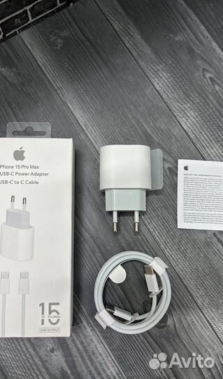 Блок питания 35W + кабель Type-C - Type-C