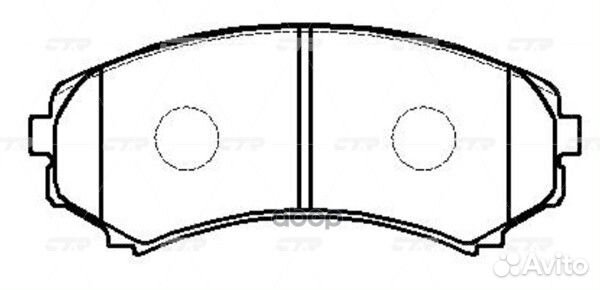 CKM-9 Колодки тормозные дисковые перед GK