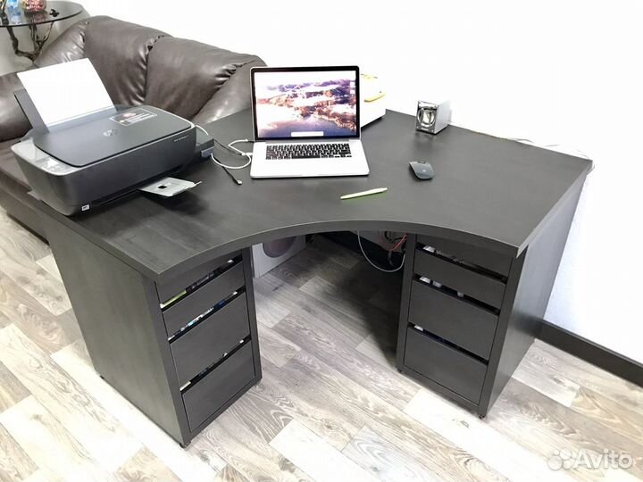 Угловой письменный стол икея IKEA