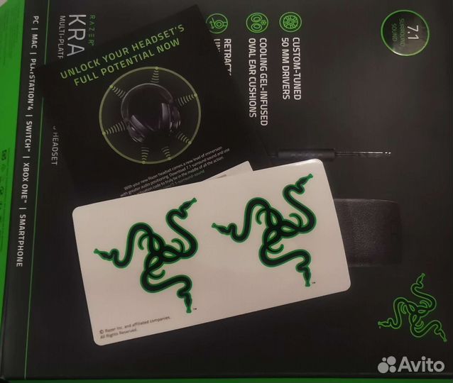 Наушники Razer Kraken multi-platform с гарантией