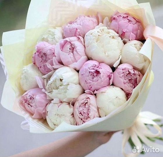 Пионы Букет пионов Доставка цветов
