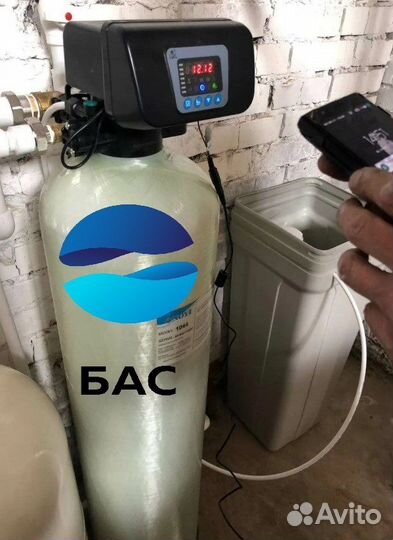 Фильтр обезжелезивания и умягчения воды 1054