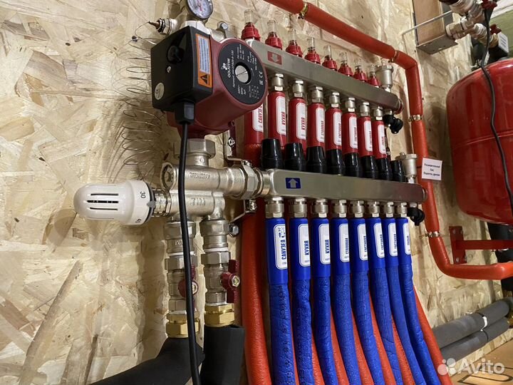 Отопление дома. Водяной теплый пол