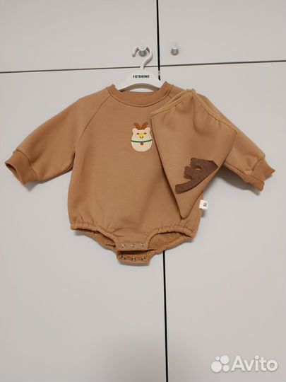 Новогодний костюм оленëнка боди 80