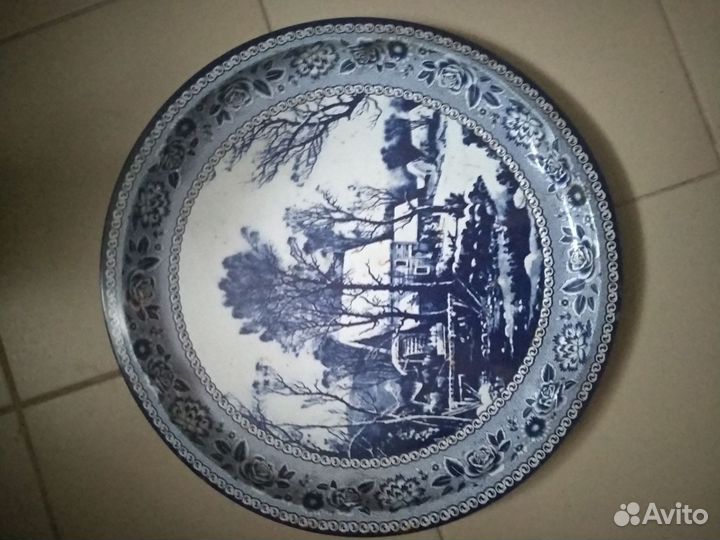 Поднос гжель