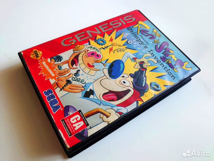 Ren & Stimpy оригинальный картридж Sega Genesis