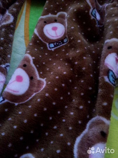 Костюм плюшевый новый на девочку р.80-86