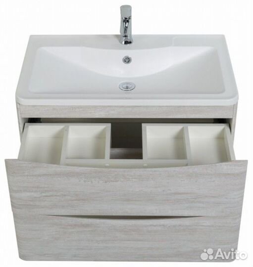 Тумба с раковиной BelBagno Acqua 80 Rovere Vintage Bianco