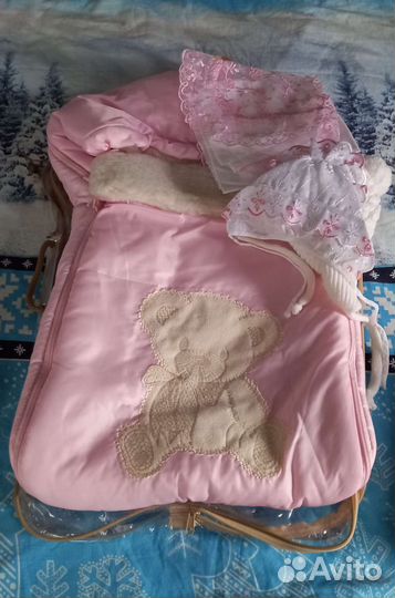 Конверт на выписку зимний нат.шерсть