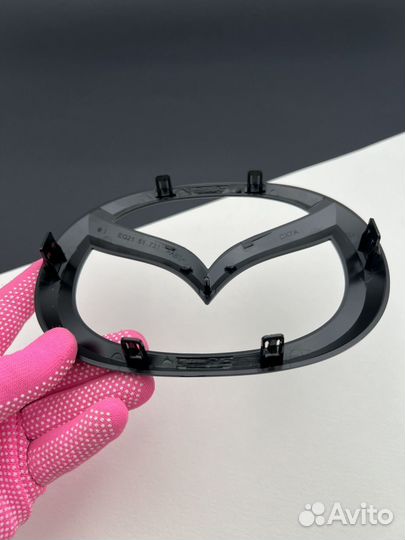 Эмблема Mazda cx 7 передняя 190 мм черная Мазда
