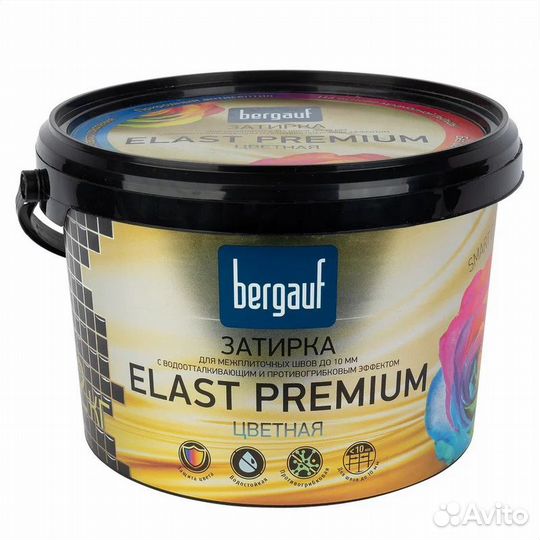 Затирка для швов фуга Bergauf Elast Premium