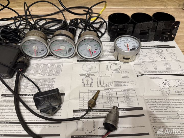 Датчики Defi 60мм 3 шт. Оригинал