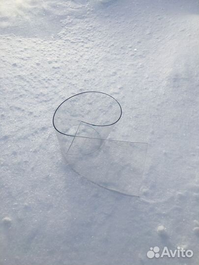 Гибкое стекло 2 мм на отрез для мебели