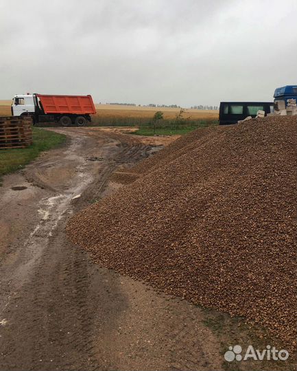 Щебень гранитный на парковку