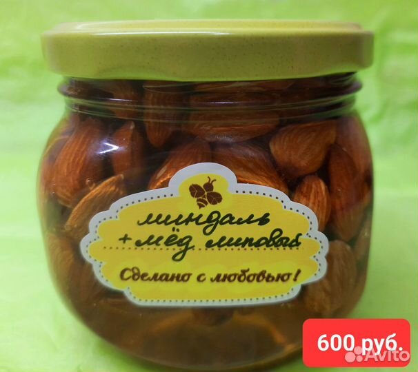 Орехи, семечки в меду