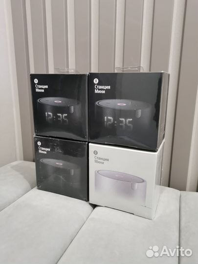 Яндекс станция мини с часами умная колонка новая