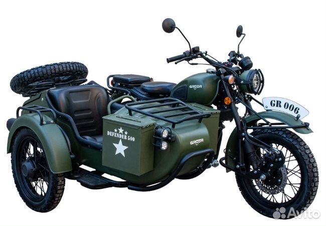 Мотоцикл с коляской groza defender 500 (4T EFI) 23
