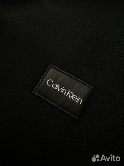 Спортивный костюм Calvin Klein черный на флисе