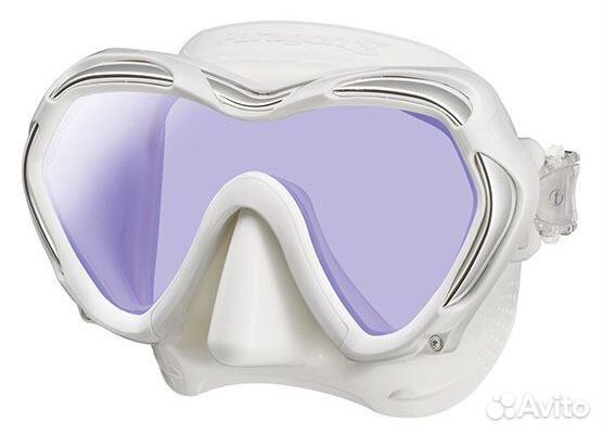 Маска для дайвинга с монолинзой Paragon S White