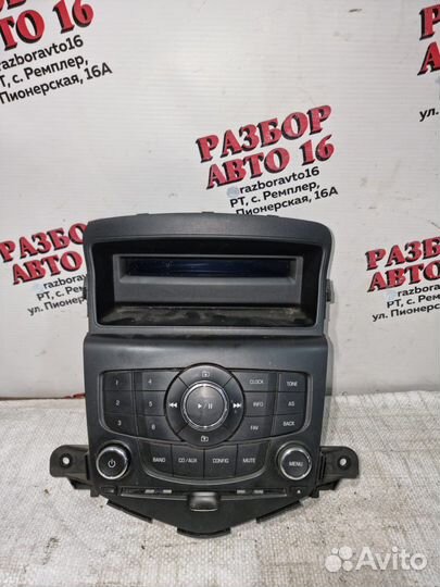 Штатная аудиосистема Chevrolet Cruze