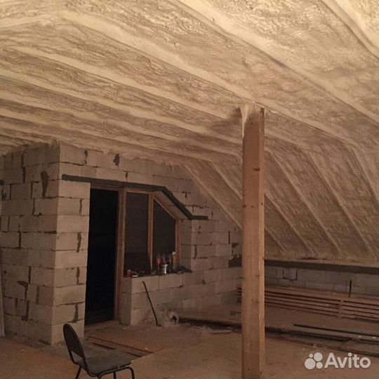 Утепление ппу/пенополиуретаном мансарды дома