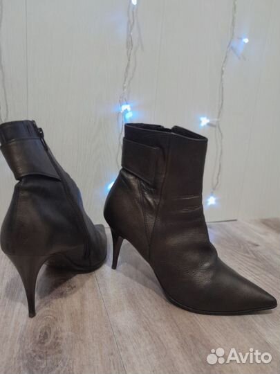 Ботильоны женские 37 размер натуральная кожа