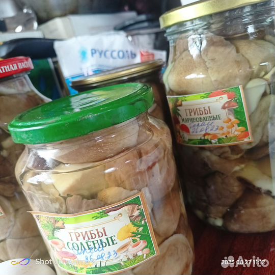 Белые грибы маринованные