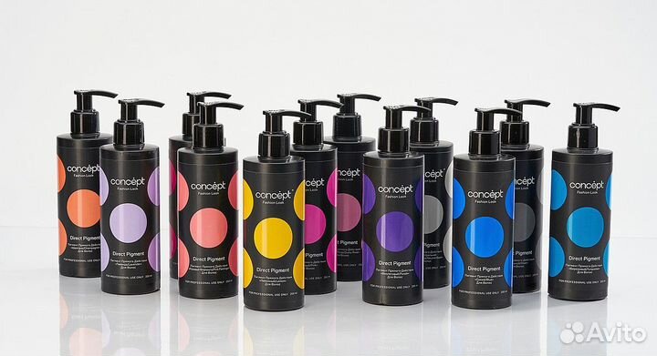 Краска для волос, прямые пигменты concept