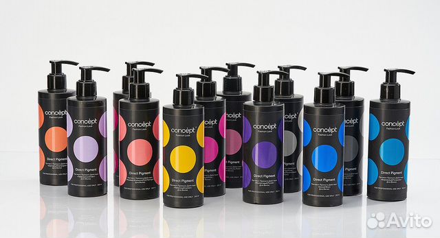 Краска для волос, прямые пигменты concept