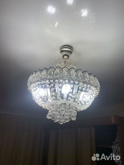 Люстра хрустальная