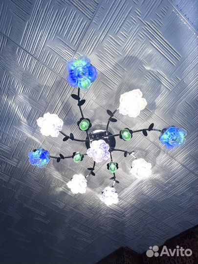 Люстра потолочная с пультом