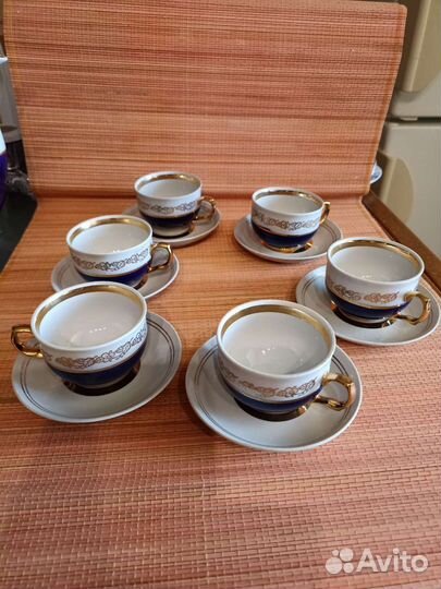 Сервиз кофейный. Полонне. Фарфор