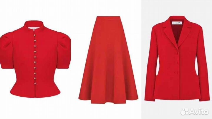 Костюм Dior с юбкой 3в1