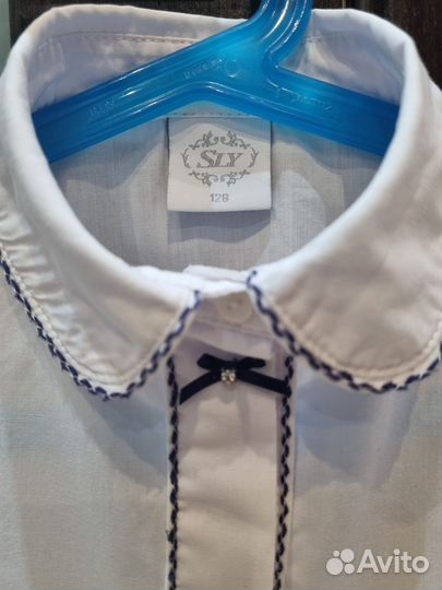 Школьная блузка для девочки 128